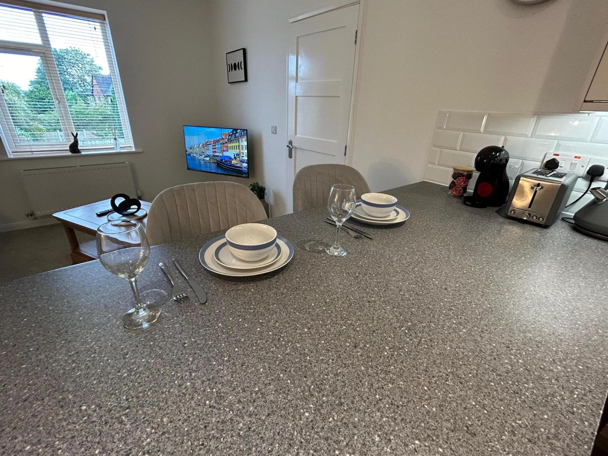 Crescent House Apartments Telford Kamer foto